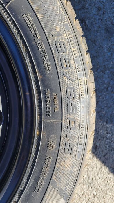 Roți pe R14 (jantă și anvelopă)