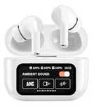 Casti Wireless Touch Screen A9 Pro ANC + ENC, Bluetooth 5.4,Alb