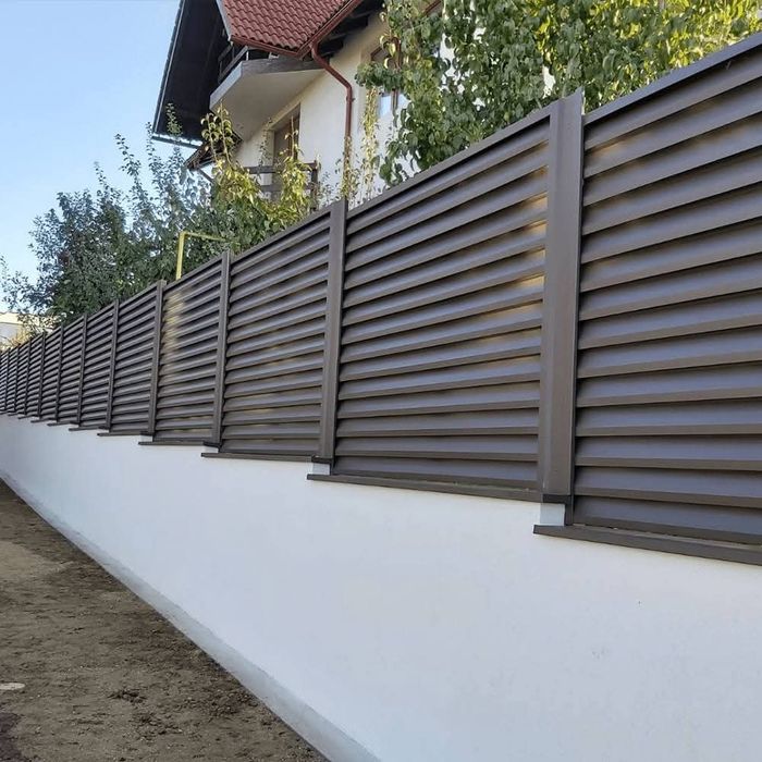 Garduri din sipca metalica, tabla cutata, plasa bordurata, BCA