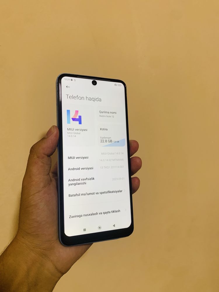 Redmi note 12 sotiladi