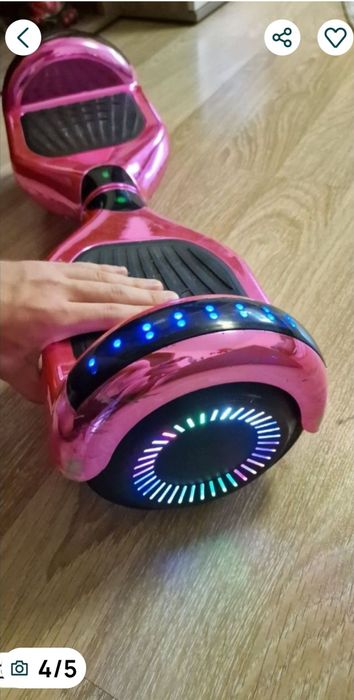‼️Hoverboard Roz ,perfectă stare ca Nou cu încărcător‼️