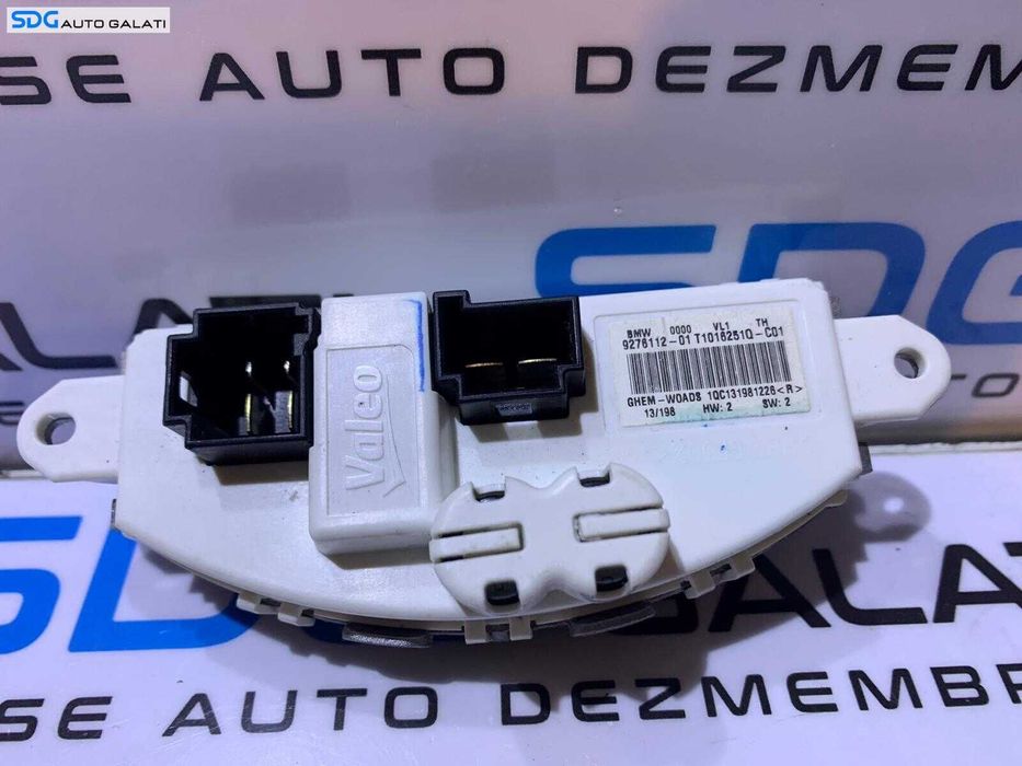 Releu Rezistenta Motoras Ventilator Aeroterma Bord BMW Seria 3 F30 F31 2011 - 2019 Cod 9276112 927611201 [L3343]