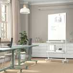 IKEA MITTZON - Cadru cu rotile, alb, 85x205x50 cm