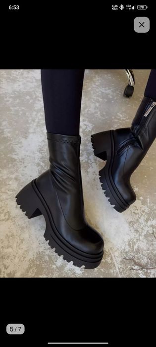 Ботинки ботильоны на платформе женские