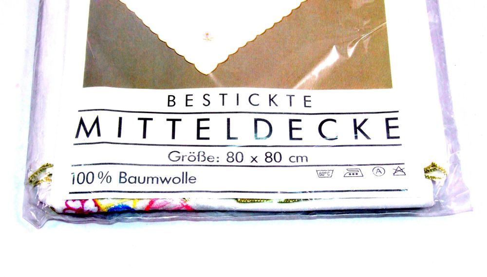 Fata de masa pt. Pasti, bumbac brodat, Germany, noua + CADOU