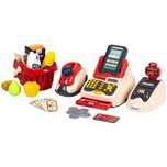 Set jucarie Chipolino Cash Register cu lumini, sunete si 24 accesorii