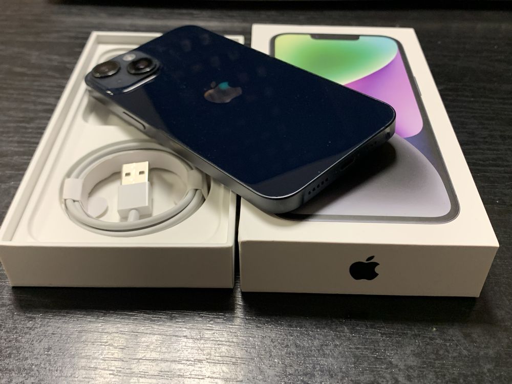 iPhone 14 Midnght 128GB Пълен комплект с документи