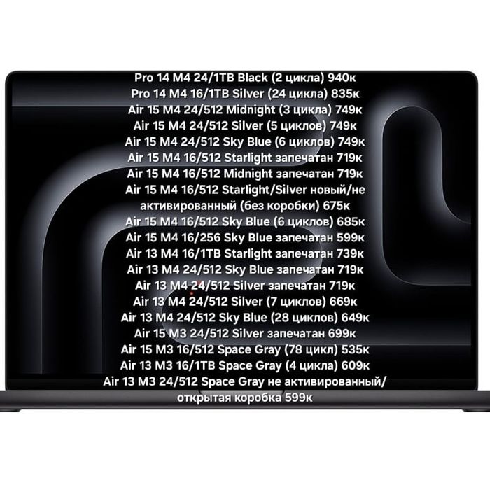 MacBook Air/Pro M2/M3/M4