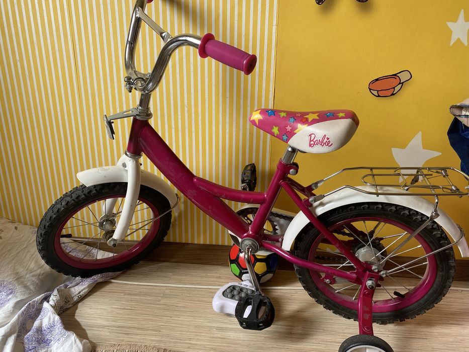Велосипед розовый