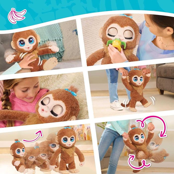 Интерактивна маймунка Fur Real Just Play Фъстъче