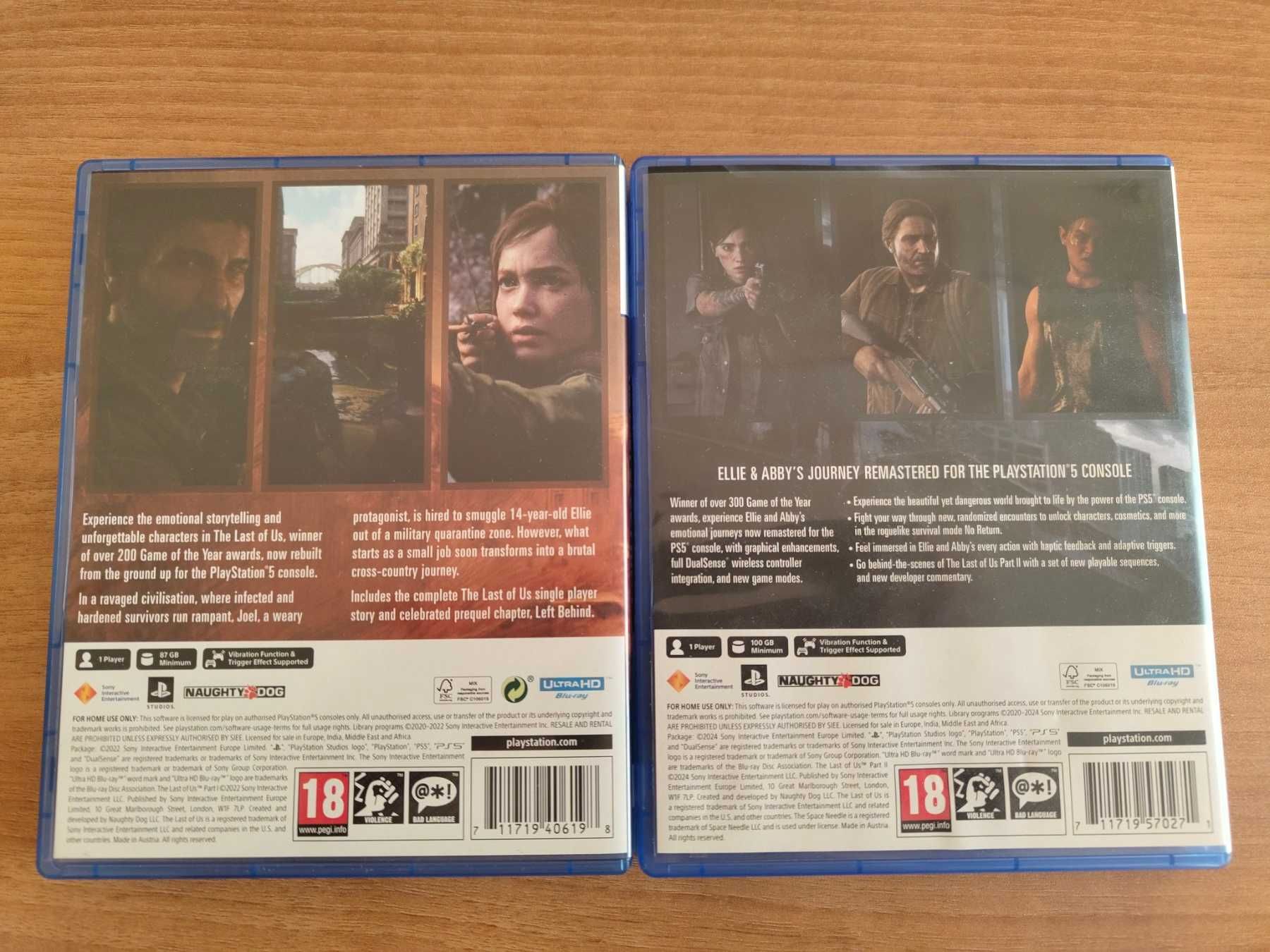 The Last of Us Part I & The Last of Us Part II Remastered - PS5