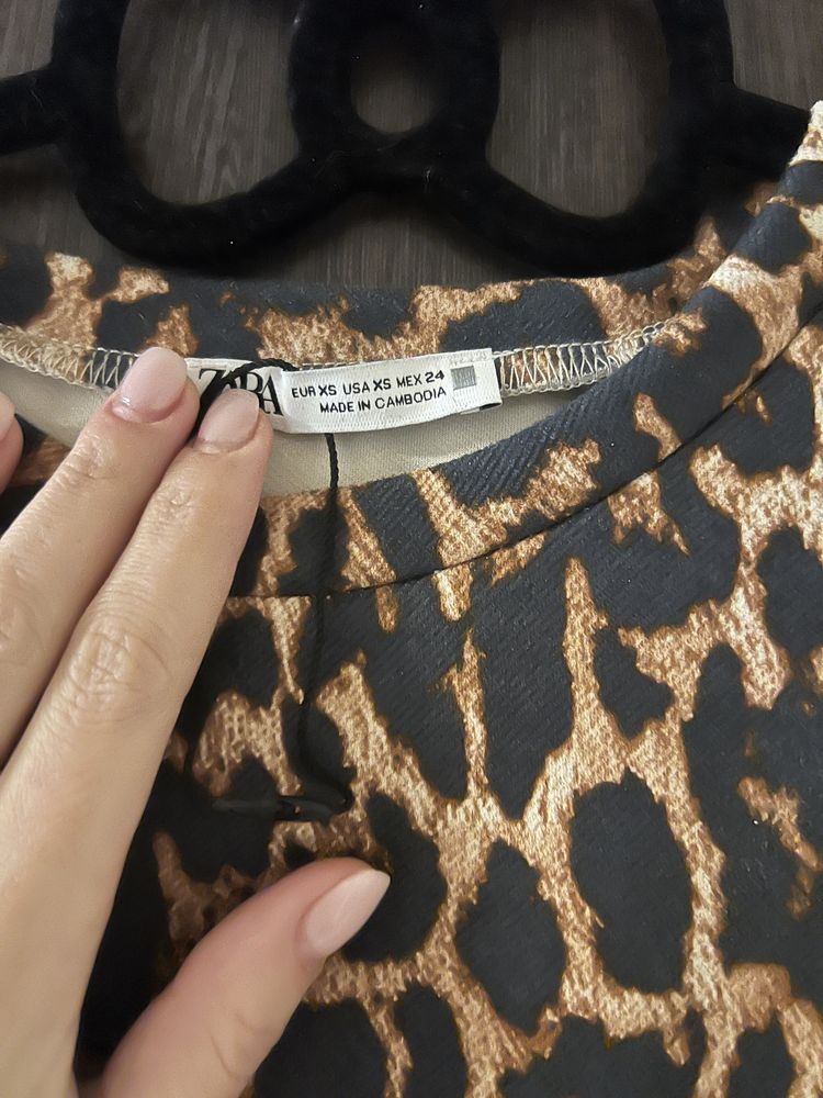 Rochie Zara XS leopard