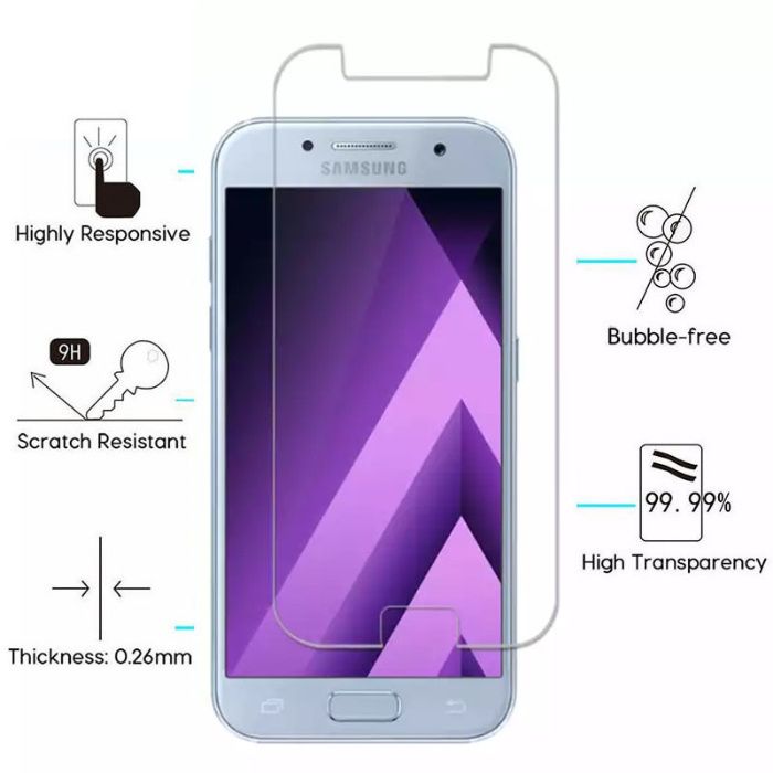 Folie Sticla Securizata pt. Samsung Galaxy A7 2018 , A8 2018 , A9 2018