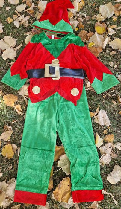 SPIRIDUS SPIRIDUSA costum rochie fulg de nea inger elf pitic pitica