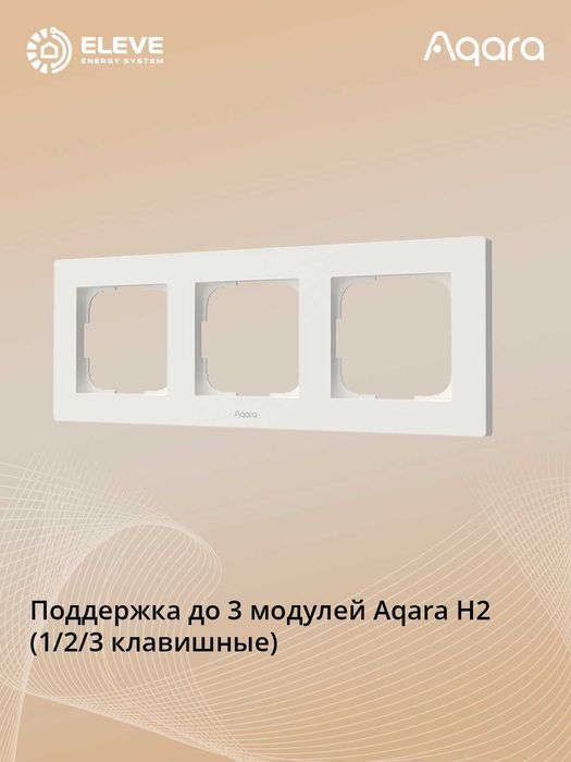 Рамка для выключателей Aqara H2 | FE-X01D | FE-X02D