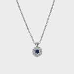 Lant cu pandantiv aur alb/roz/galben 18k cod 9532,9537,9538