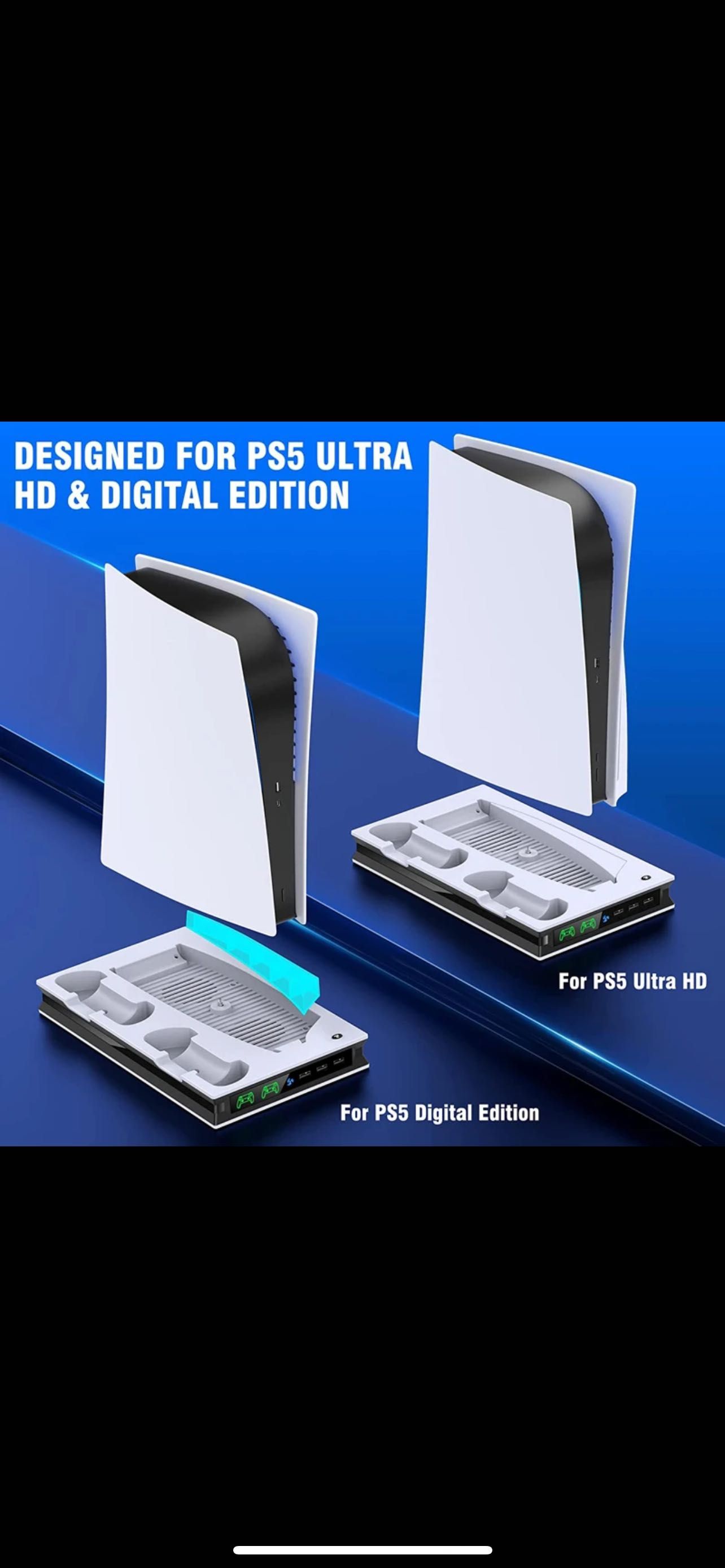 PS5 vertical stand and cooling