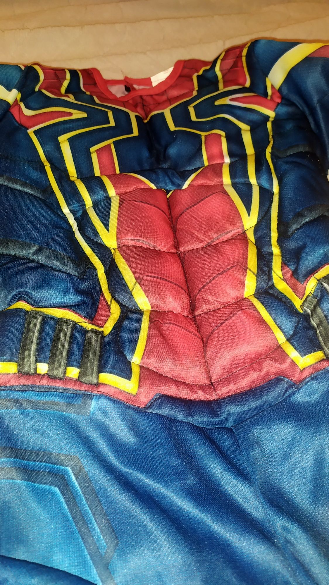 Costum copii Iron Spiderman cos play cu muschi copii 5 6 7 ani