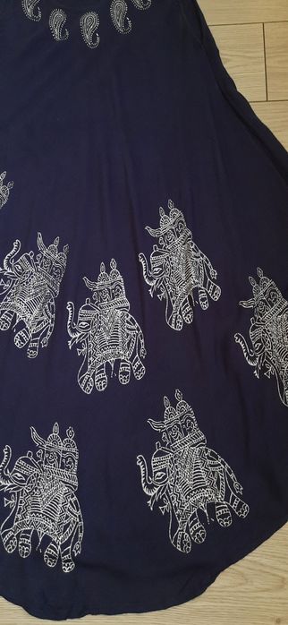 Rochie asimetrica stil indian