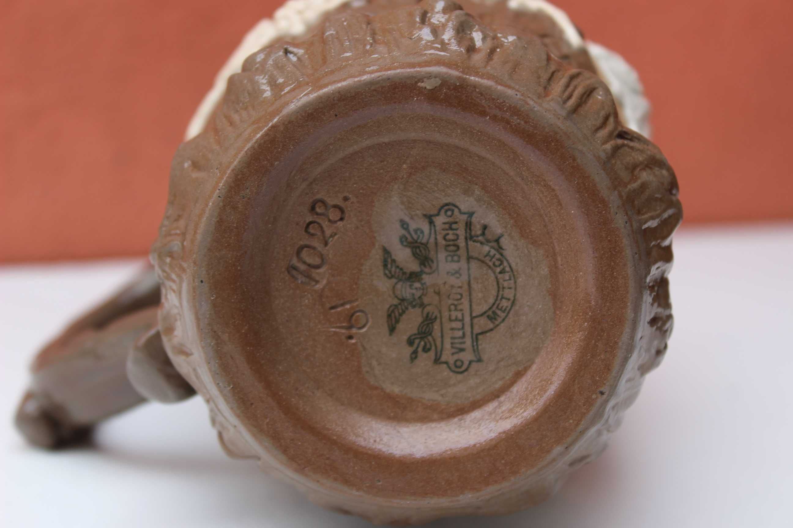 Halba bere ceramica VILLEROY & BOCH, Mettlach, secol 19