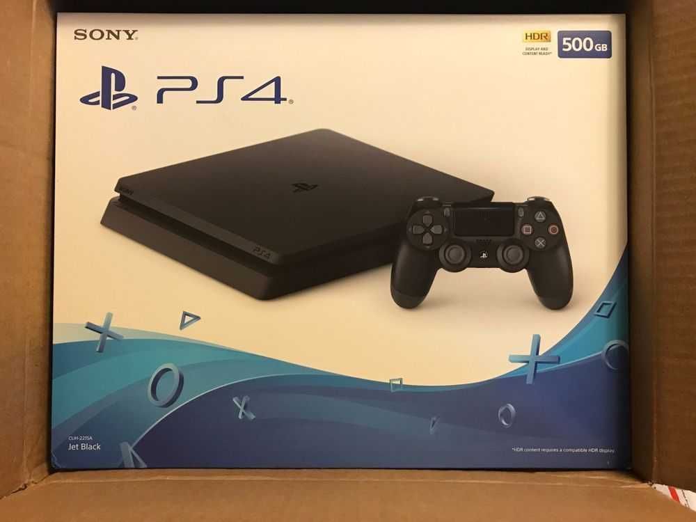 Конзола Sony Playstation Slim 500 GB Реновирани (Игри) 3 диска подарък