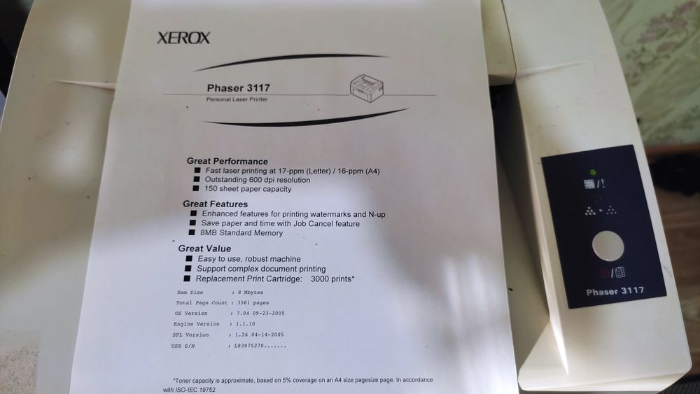 Xerox Phaser 3117