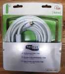 Cablu antena TV, coaxial Premium, Tata-Mama 110db. Nou in ambalaj!