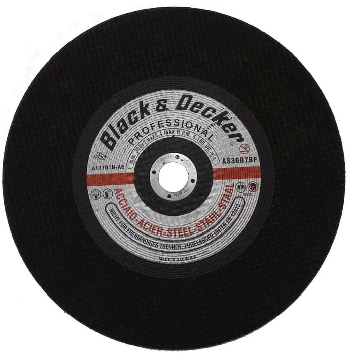 Отрезной диск по металлу Black+Decker,