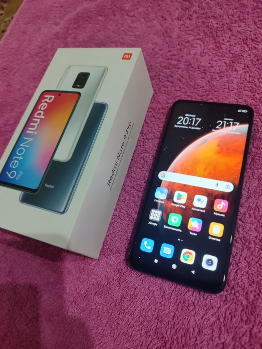 Продам Redmi note 9 pro в отличном состоянии с коробкой