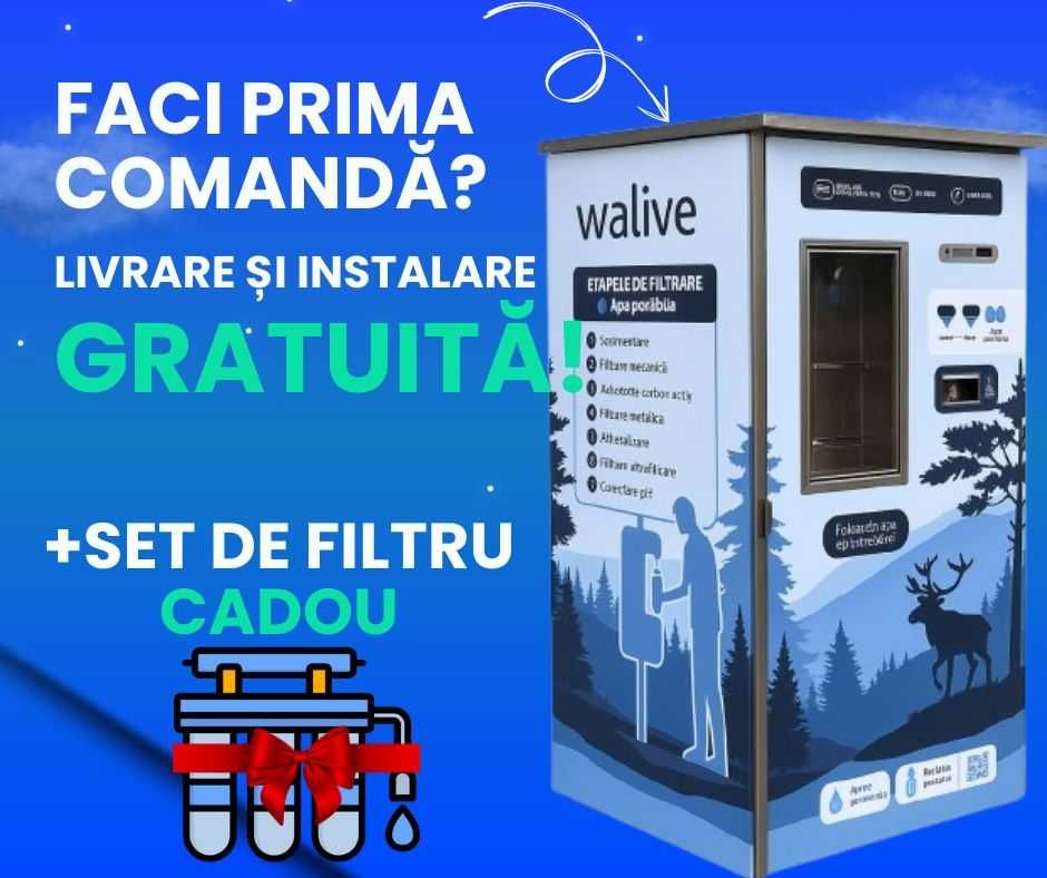 Dispozitiv vending de vânzare apa potabilă, afacere la cheie!