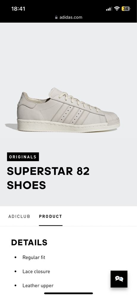 Adidas superstar 82 originali