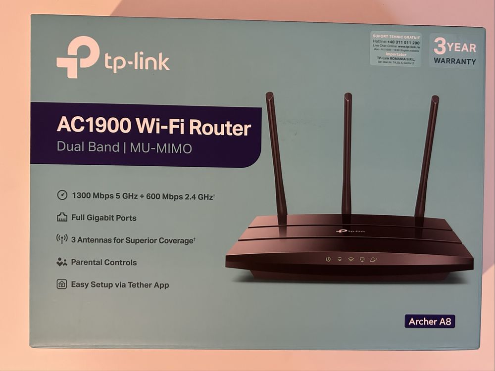 AC1900 Wi-Fi рутер TP-Link Archer A8