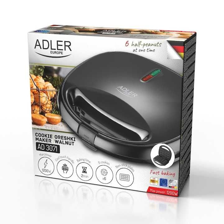 Aparat pentru copt in forma de coji de nuci,12 forme,1200W,nou