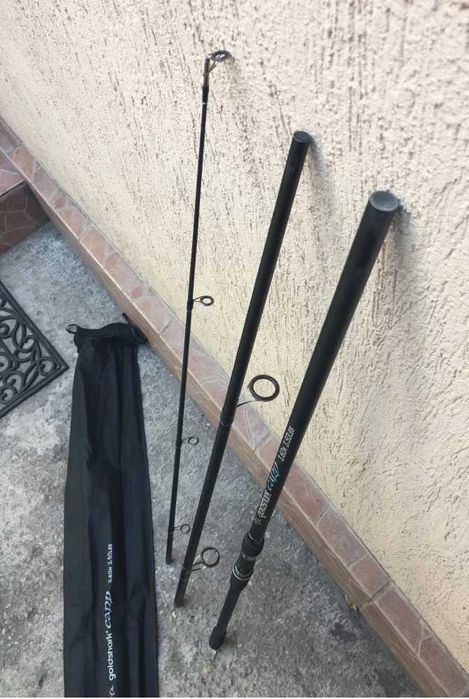 SET 4 Lansete 3,6 metri GOLD SHARK CARP din 3 bucati 3,5 LBS
