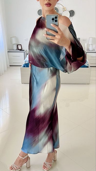 Rochie multicolor elegantă