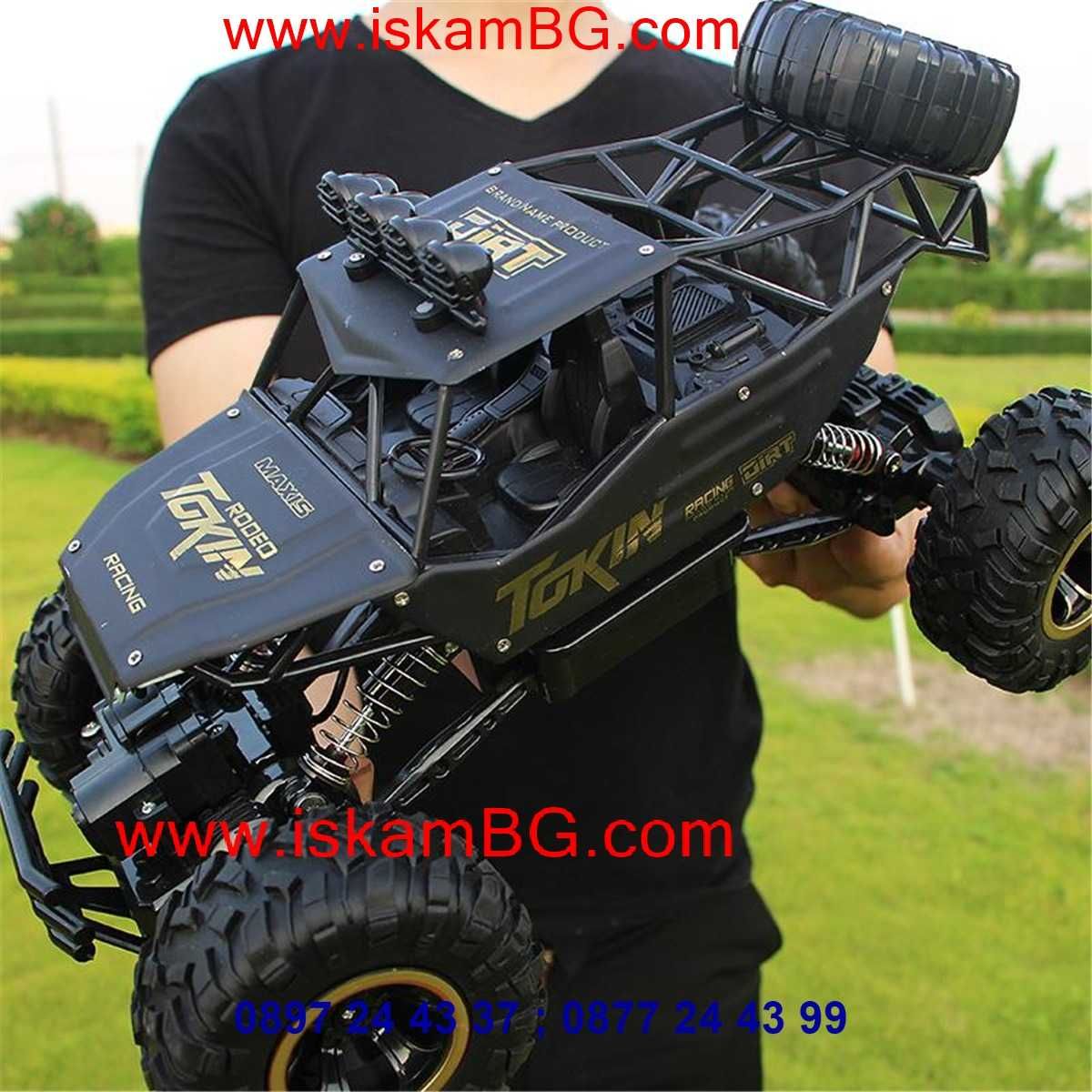 ГОЛЯМ ДЖИП с дистанционно - Детска количка ROCK CRAWLER 4Wd 1:12