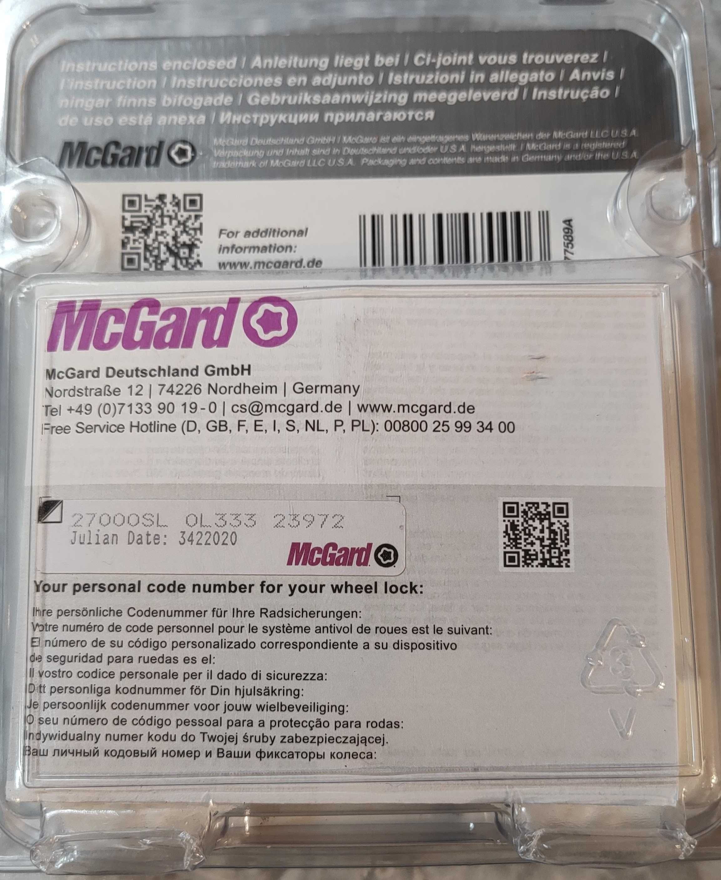 Секретни болтове McGard Нови неръждаеми с най-високо качество М14х1,5