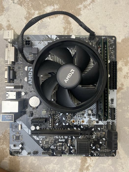 Материнская плата am4 Ryzen 5 1600