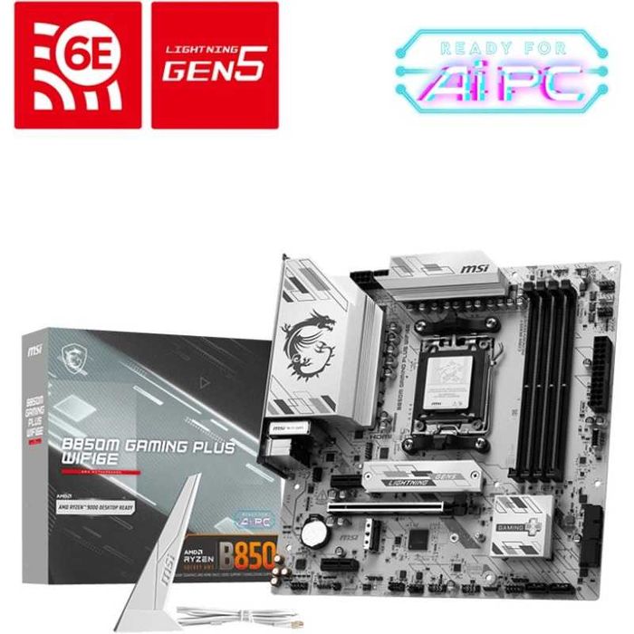 Placa de baza MSI B850M GAMING PLUS WIFI6E , socket AM5