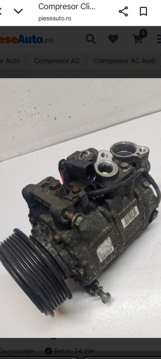 Compresor clima Audi A4 B7 2.0 Tdi BLB BRE 2006 2007