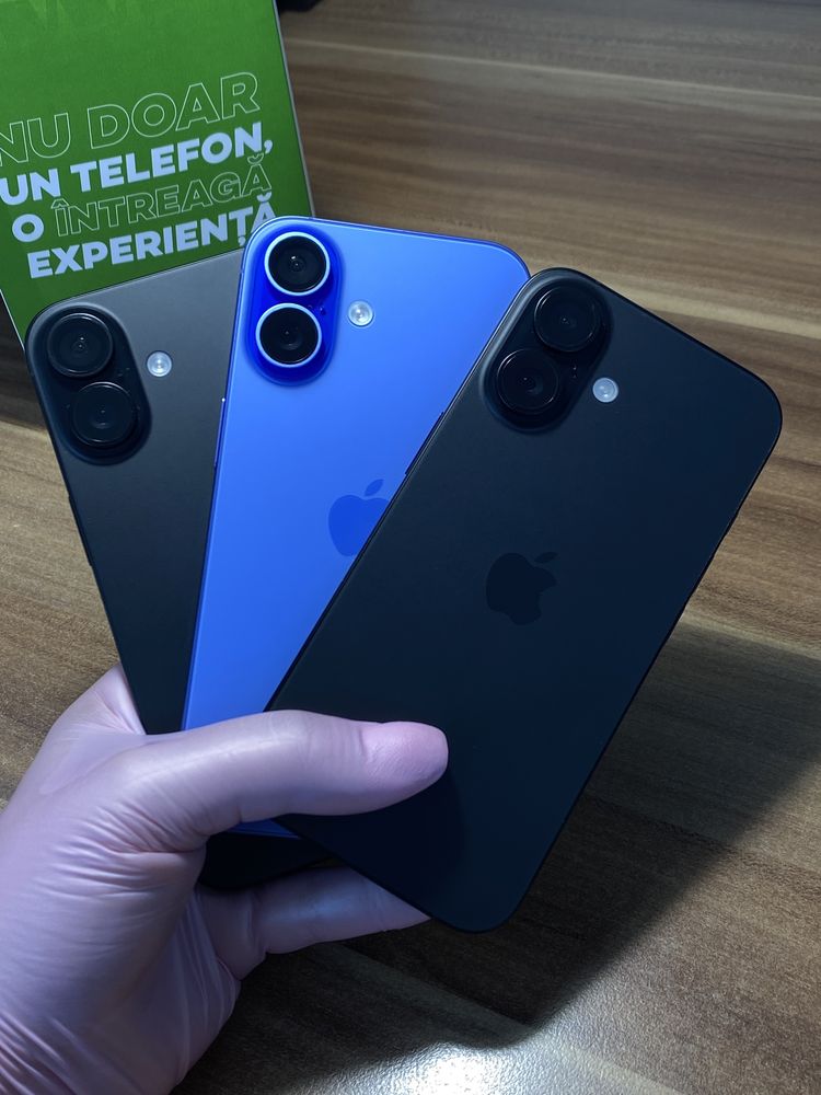 iPhone 16/256 GB/Garanție 24 luni |Sănătate baterie 100%/Nou desigilat