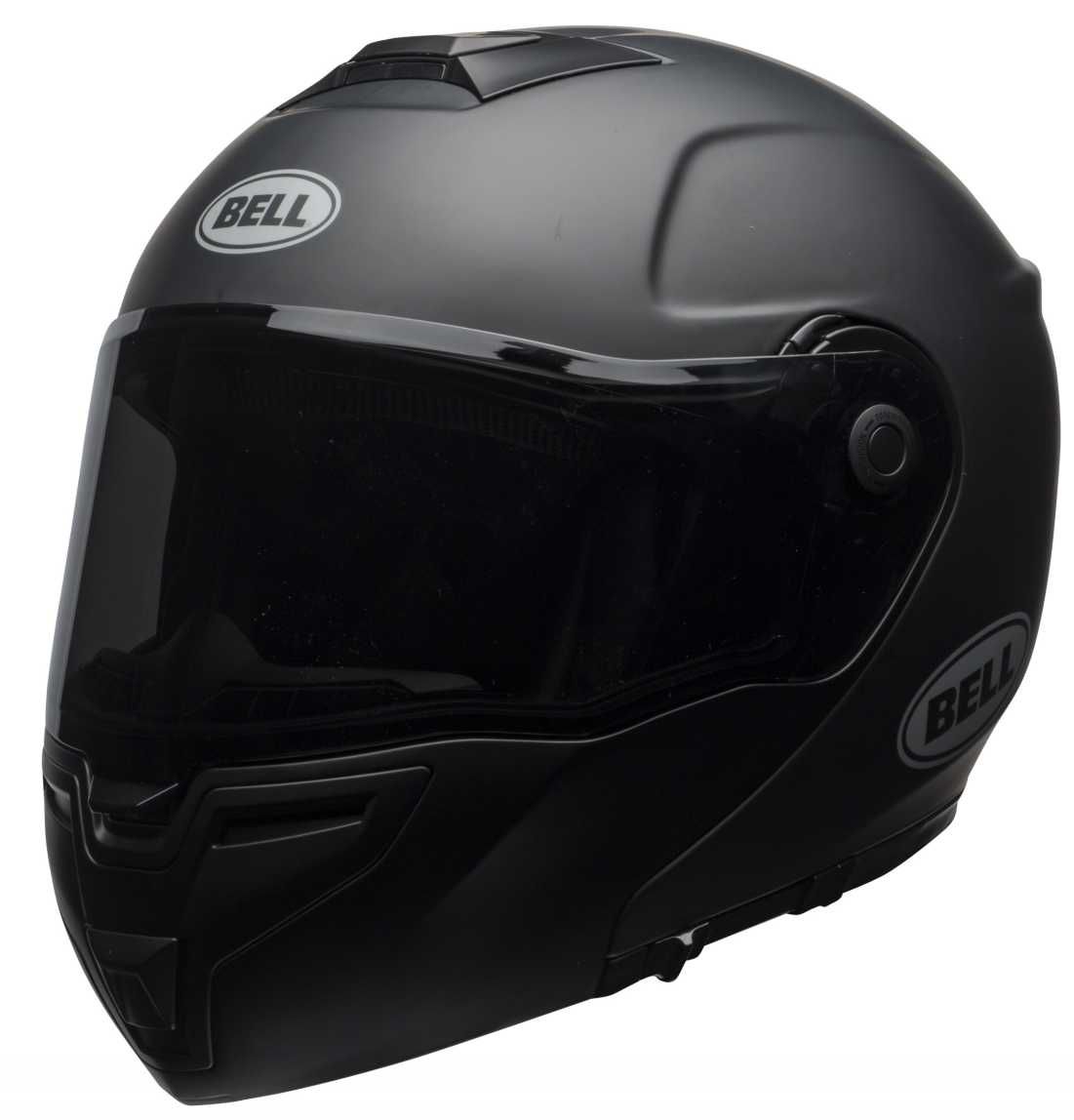 BELL SRT - Casca moto flip-up, Negru mat, Marime XS - 53-54cm