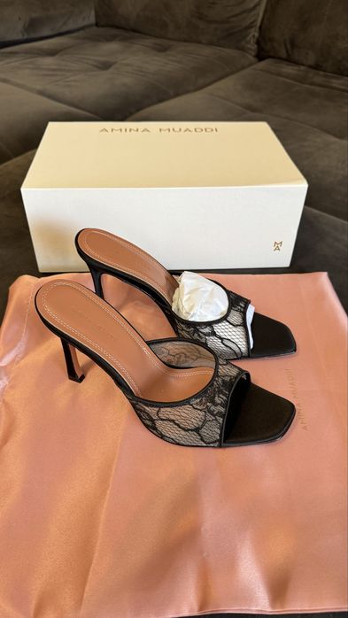 Pantofi Amina Muaddi - marime 36/full box/disponibil imediat