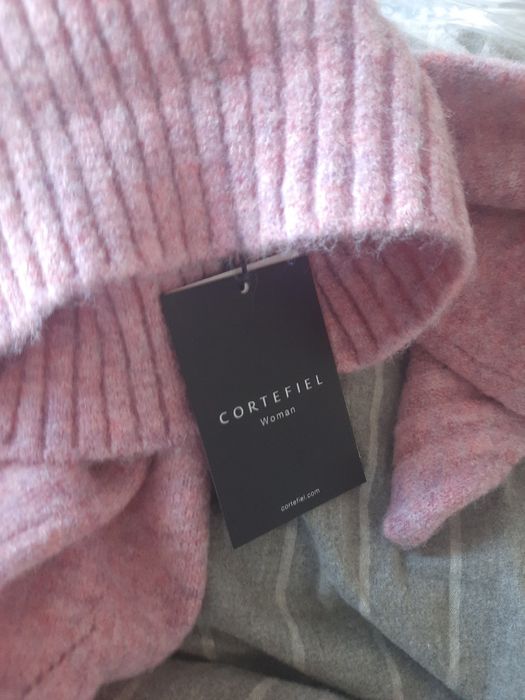 Тънък зимен пуловер, дамски, CORTEFIEL, Разме S, пухкав плетен