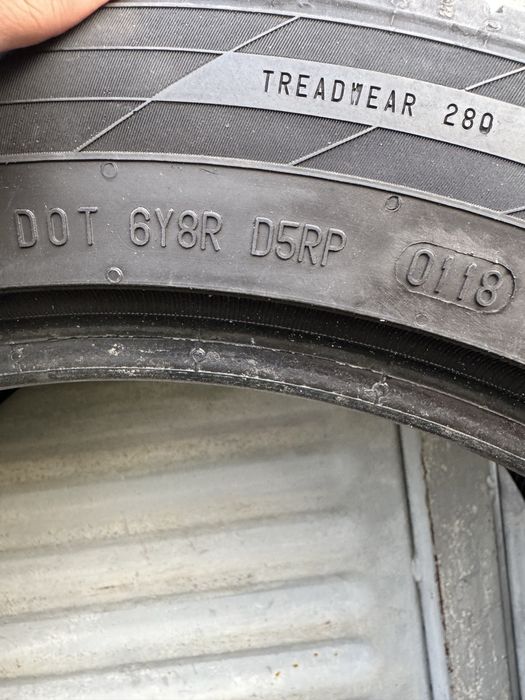 245/45/17 Continental Contisport contact 5 dot 0118