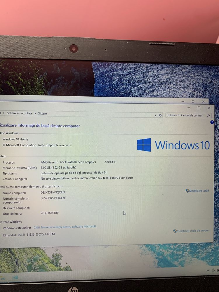 Laptop HP 17-CA , display 17.3, ssd, baterie 4 ore, ddr4