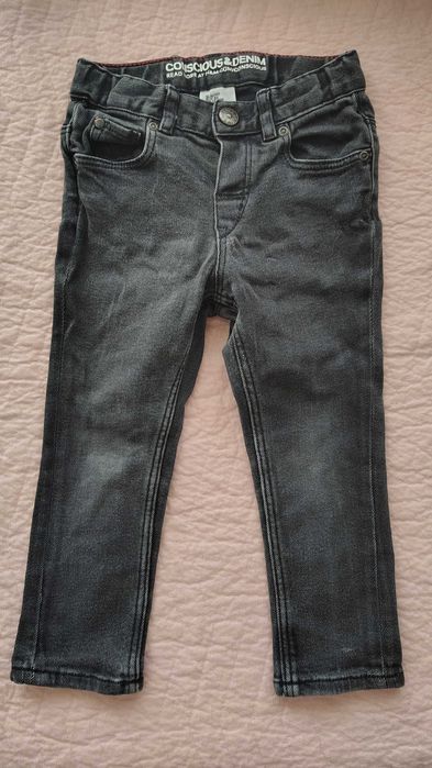 Blugi H&M Conscious Denim slim fit 12-18 luni