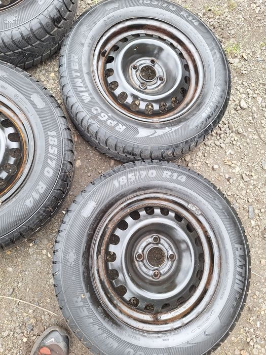 Jante opel corsa meriva astra  cu cauciucuri iarna 185/70R14