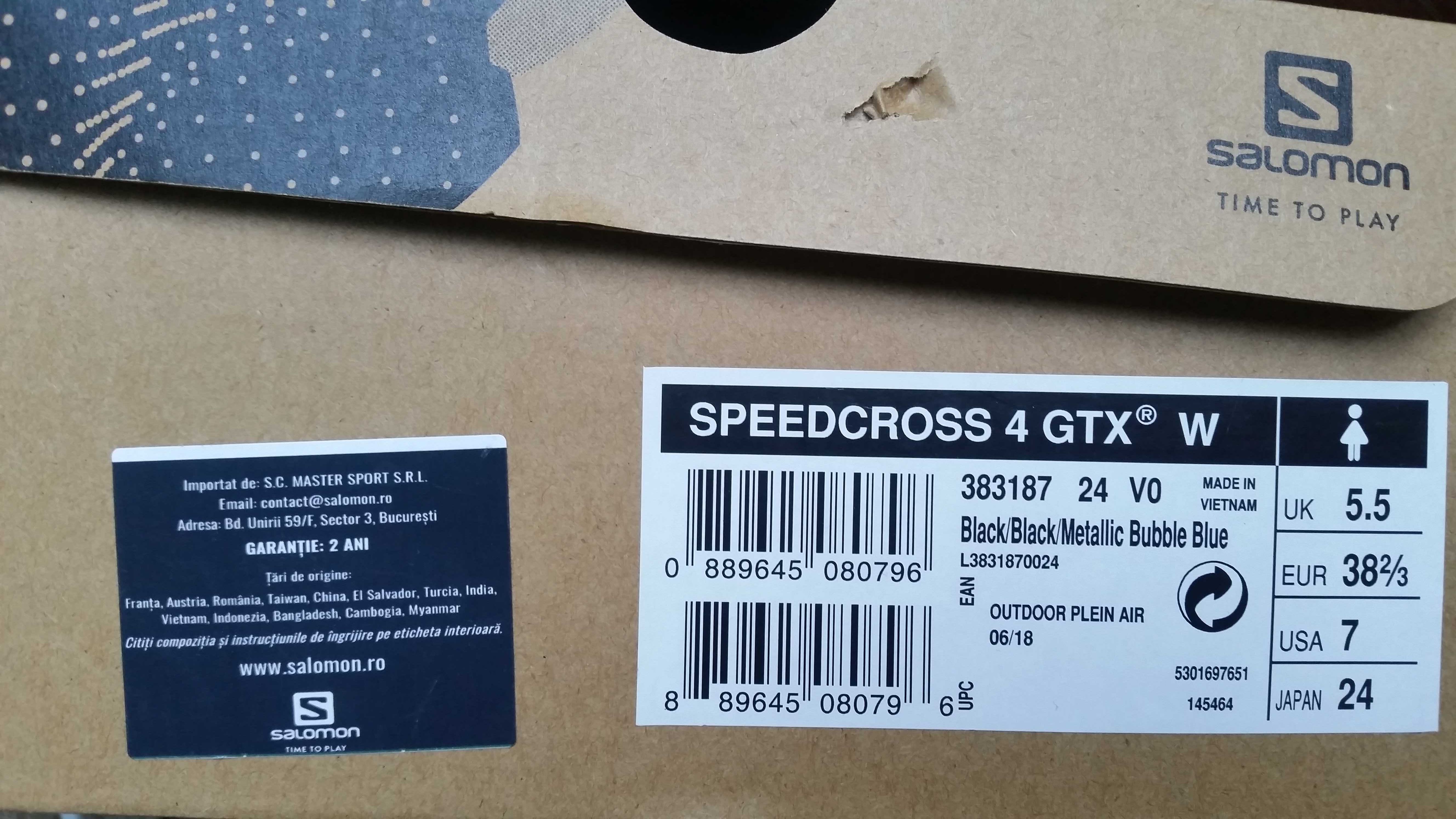 Salomon Speedcross 4 GTX  38.2/3 impermeabili