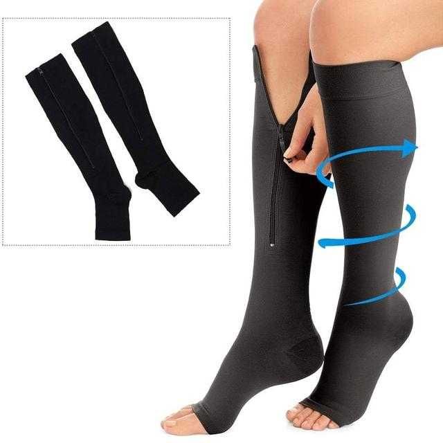 Лечебные компрессионные гольфы от варикоза Zip Sox